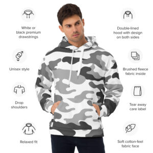 Winter Camo Unisex Hoodie