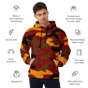 Lava Print T2 Unisex Hoodie