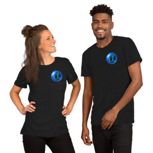 Blue Alpha Sphere Unisex T-Shirt